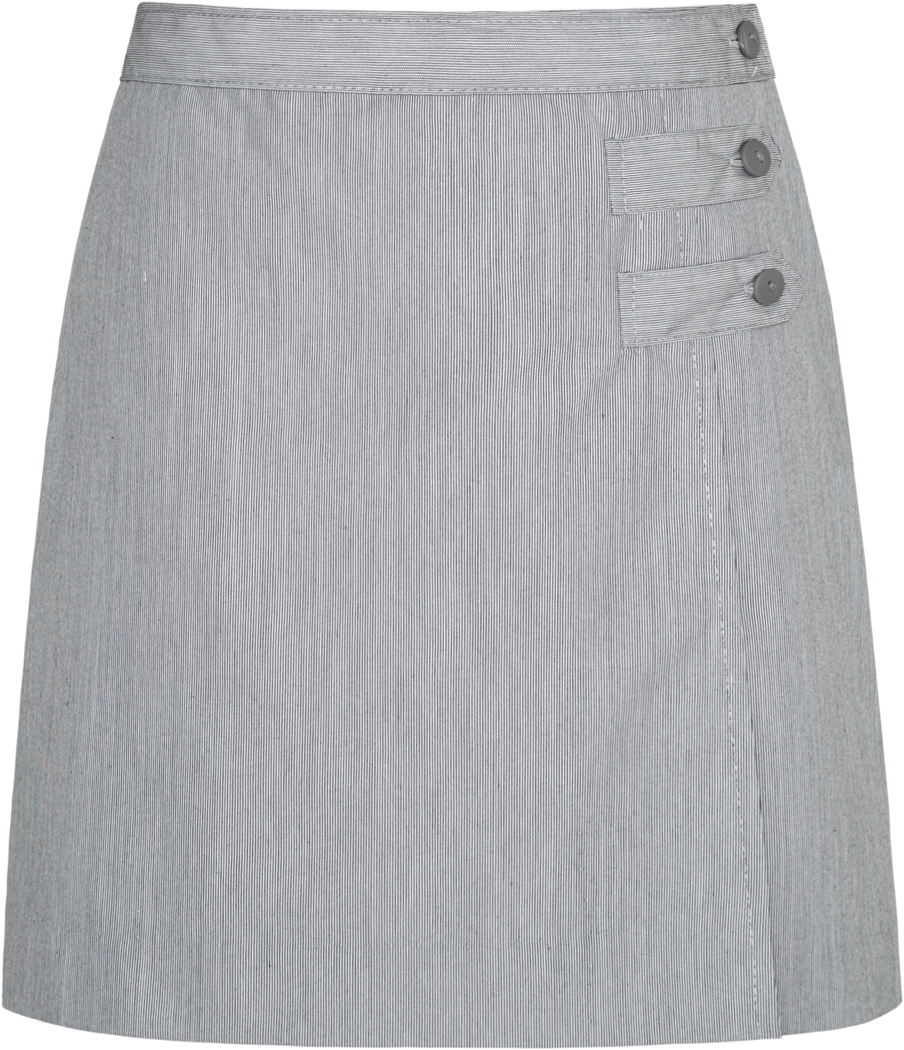 Double Tab Pleated Skort