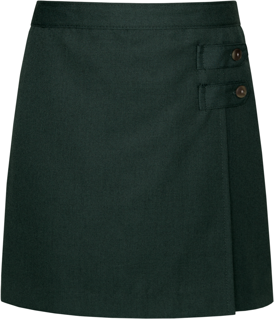 Double Tab Pleated Skort