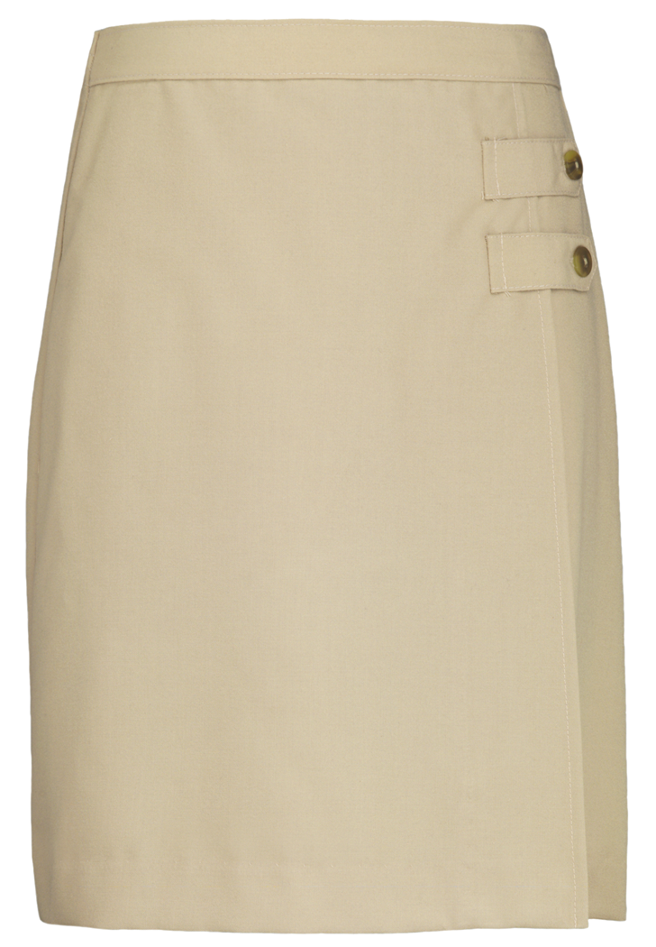 Long Double Tab Pleated Skort