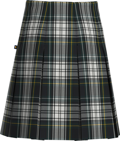 High Waist Box Pleat Skirt