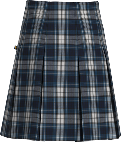 High Waist Box Pleat Skirt