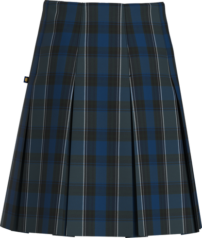 High Waist Box Pleat Skirt