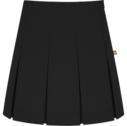 High Waist Box Pleat Skirt