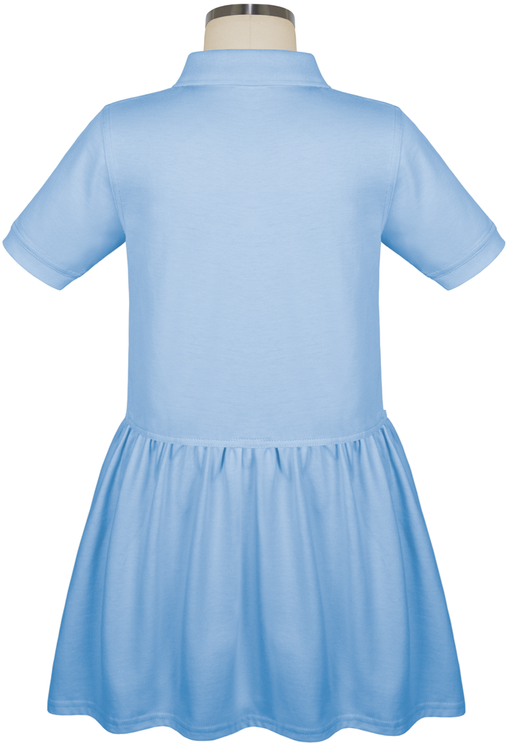 Short Sleeve Jersey Polo Dress