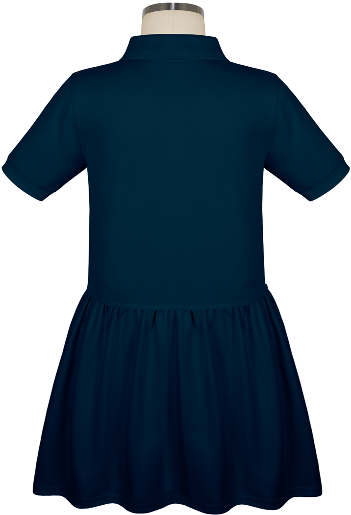 Short Sleeve Jersey Polo Dress