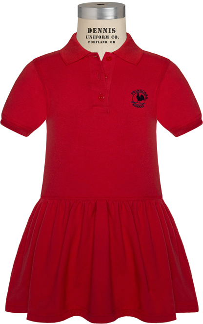 Short Sleeve Jersey Polo Dress