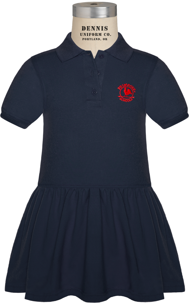 Short Sleeve Jersey Polo Dress