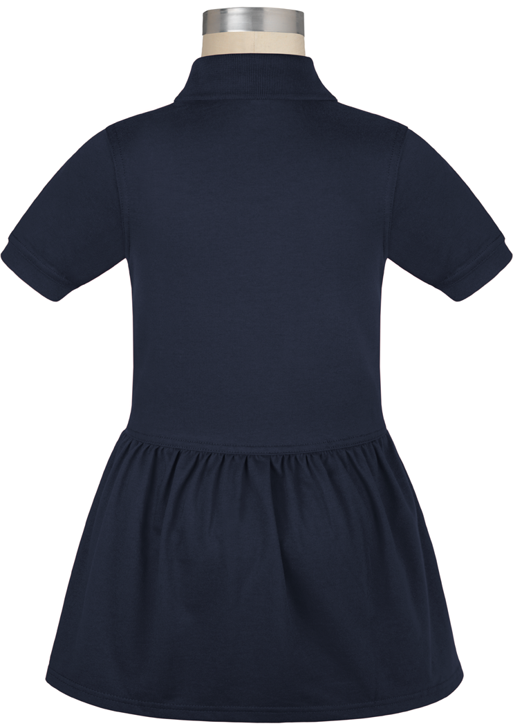 Short Sleeve Jersey Polo Dress