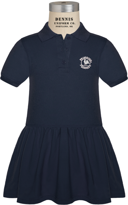 Short Sleeve Jersey Polo Dress