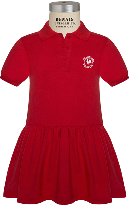 Short Sleeve Jersey Polo Dress