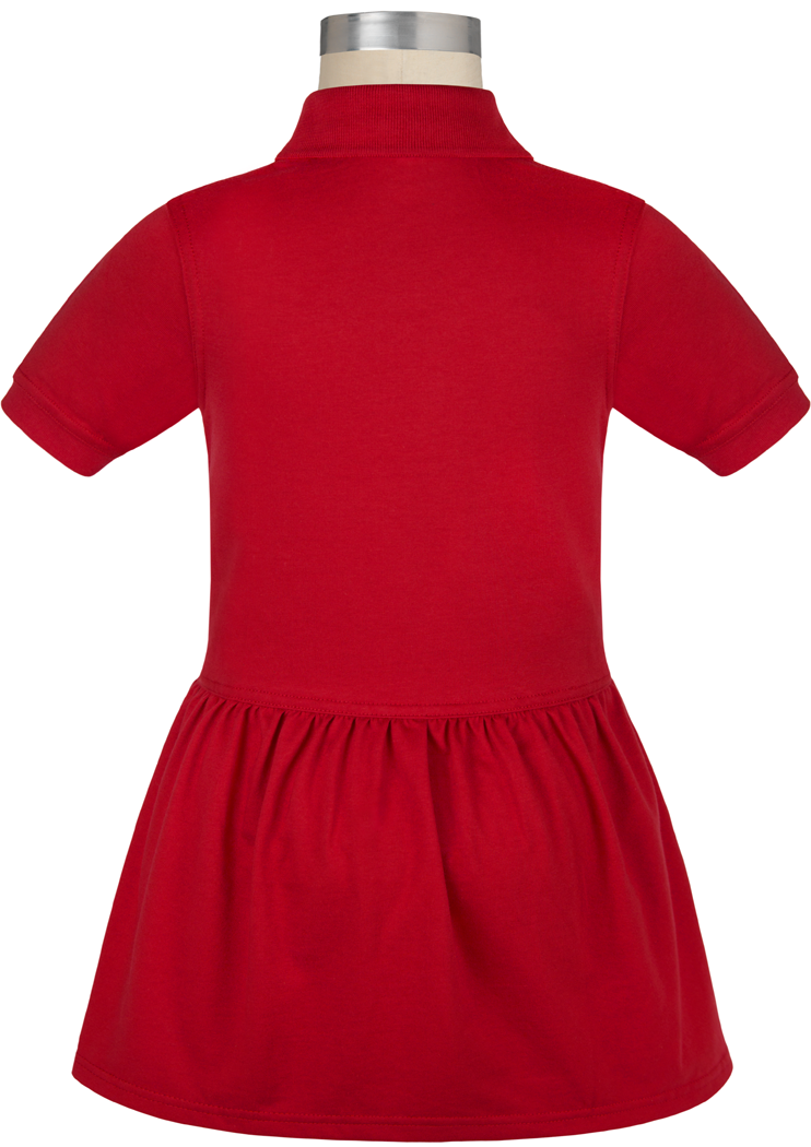 Short Sleeve Jersey Polo Dress