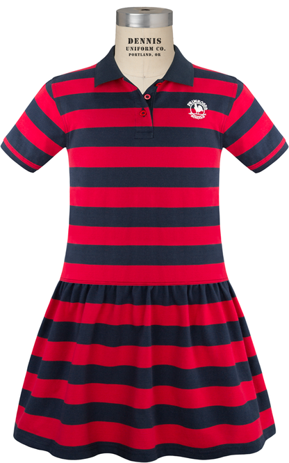 Short Sleeve Jersey Polo Dress