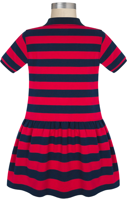 Short Sleeve Jersey Polo Dress