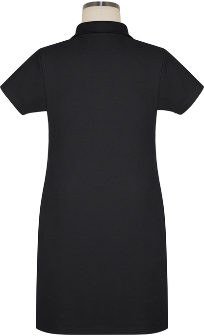 Short Sleeve A-Line Piqué Polo Dress