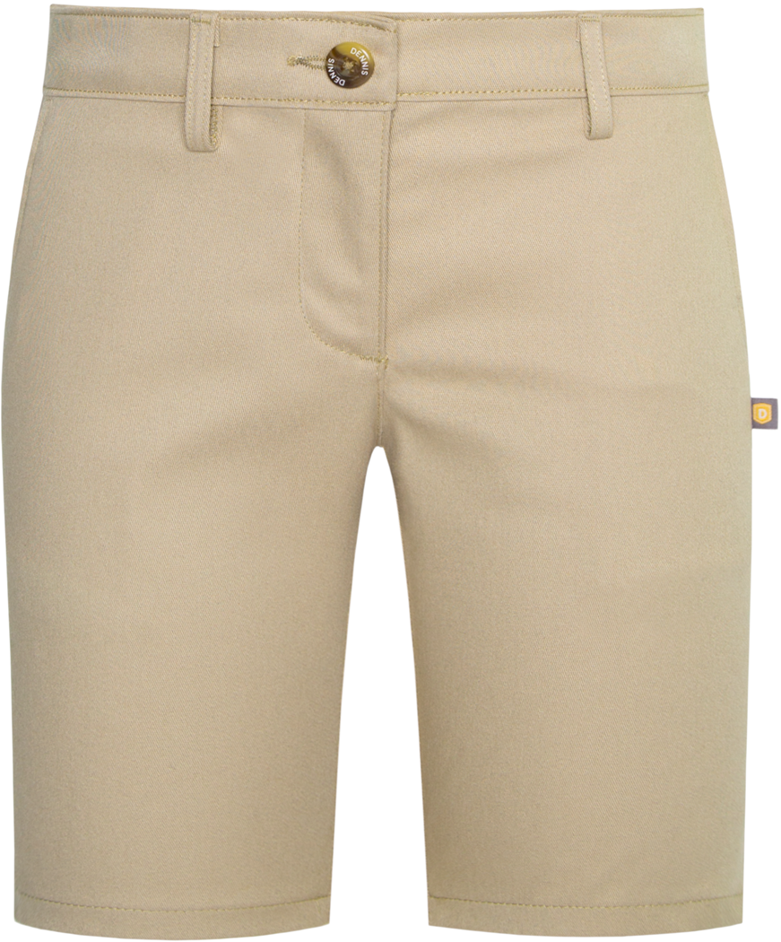 Mid-Rise Stretch Twill Shorts