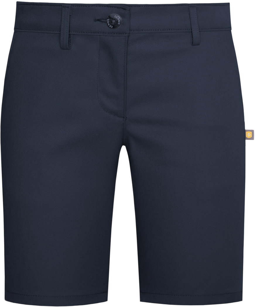 Mid-Rise Stretch Twill Shorts