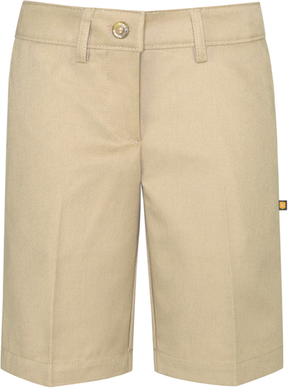 Flat Front Stretch Twill Shorts