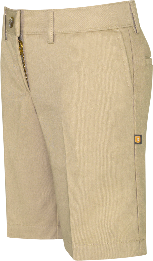 Flat Front Stretch Twill Shorts