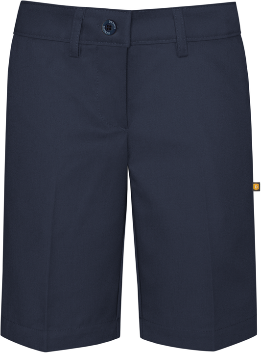 Flat Front Stretch Twill Shorts