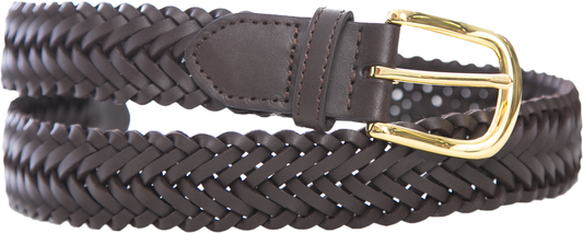 Braided Leather Belt