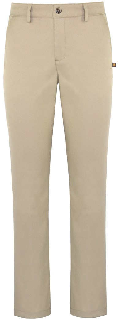 Mid-Rise Stretch Twill Tapered Leg Pants