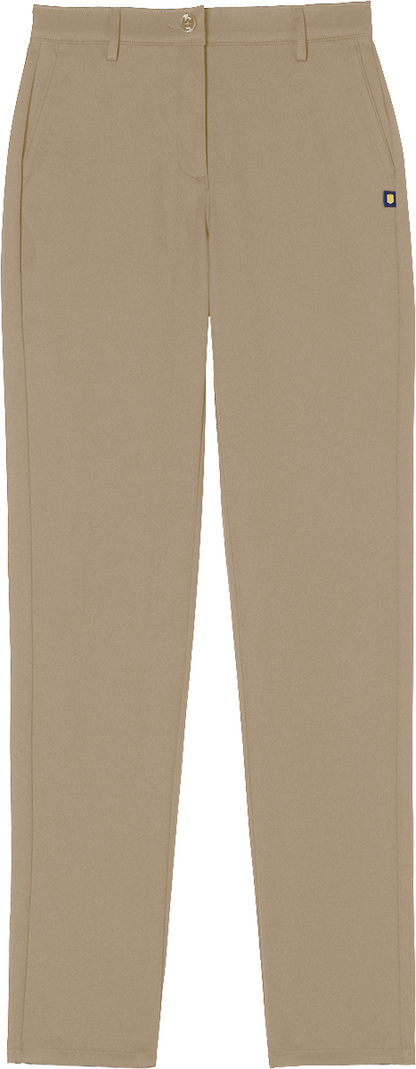 Mid-Rise Tapered Leg Tech Twill Pants