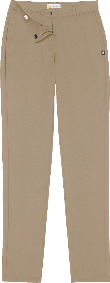 Mid-Rise Tapered Leg Tech Twill Pants