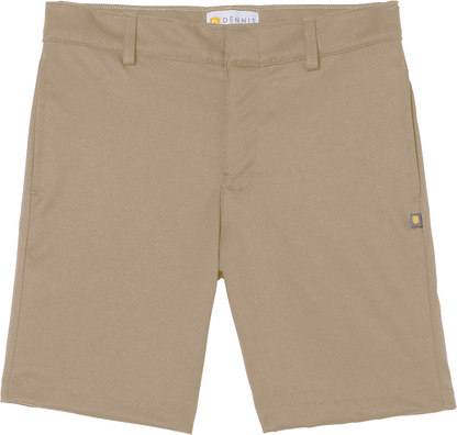 Flat Front Tech Twill Shorts