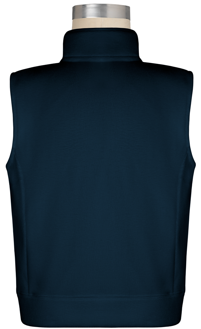 Full Zip Mock Neck Microfleece Vest