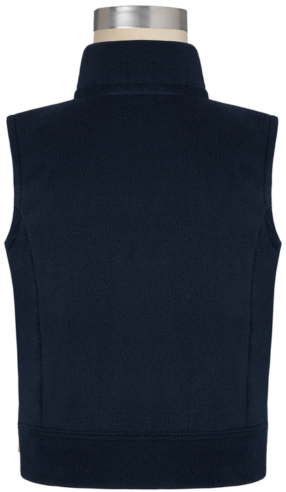 Full Zip Mock Neck Microfleece Vest