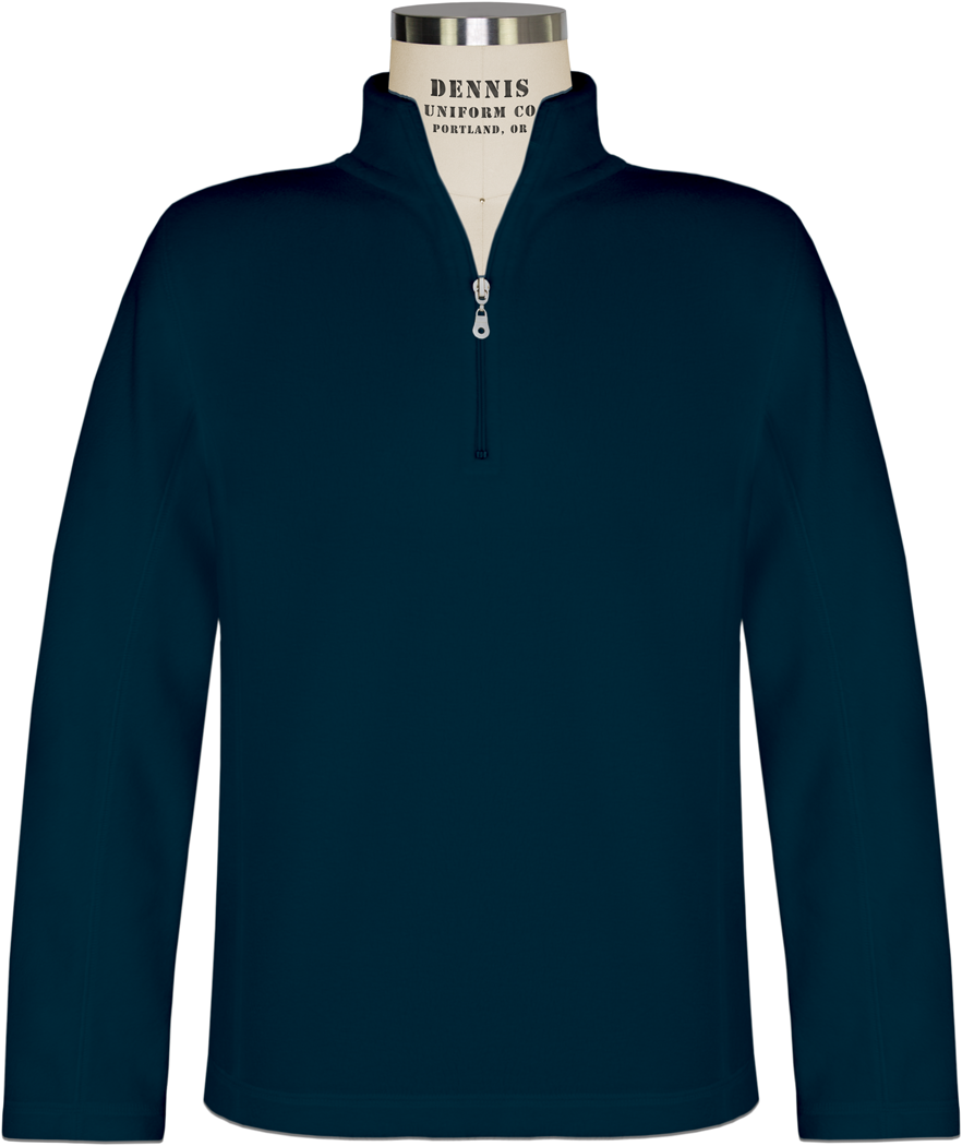 1/4 Zip Mock Neck Microfleece Pullover