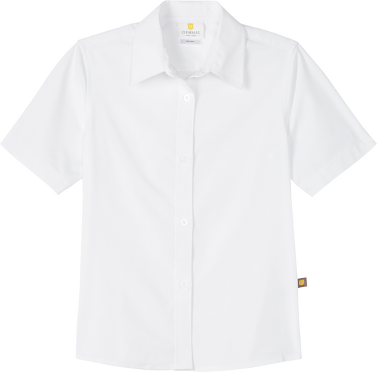 Short Sleeve Feminine Fit Oxford Shirt