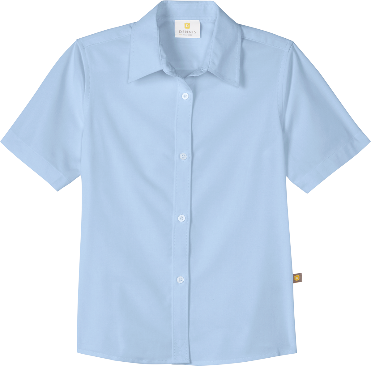 Short Sleeve Feminine Fit Oxford Shirt