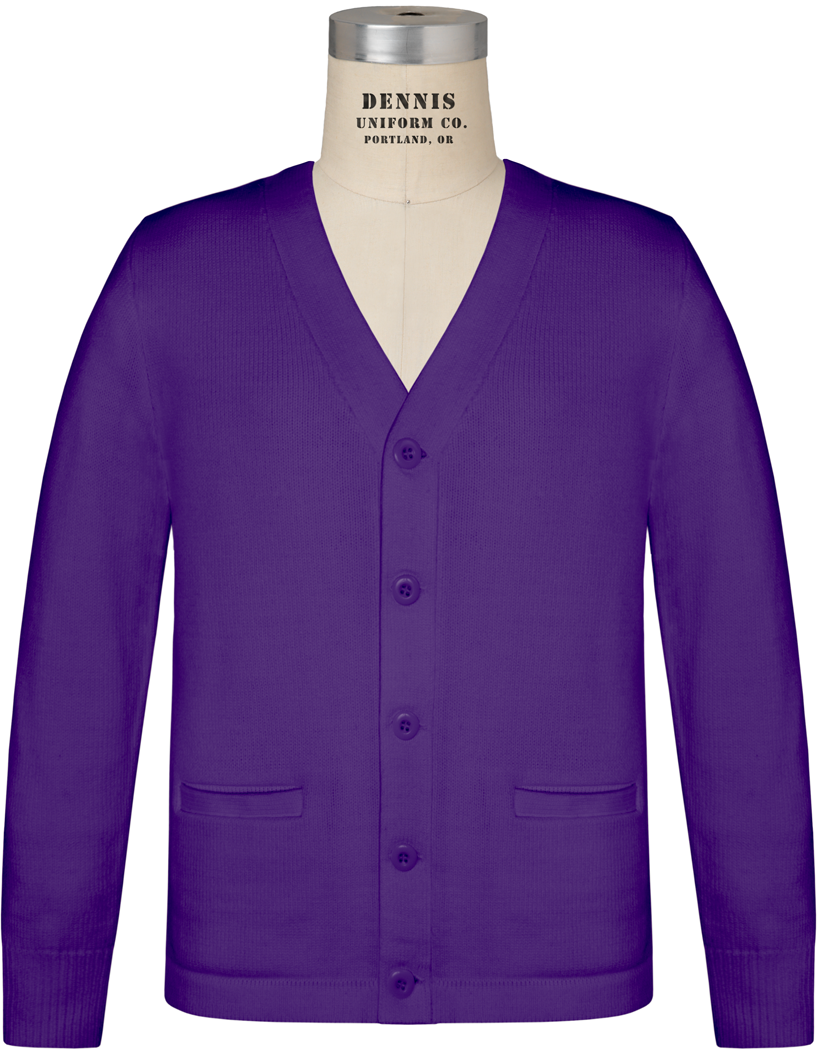 V-Neck Button Front Cardigan