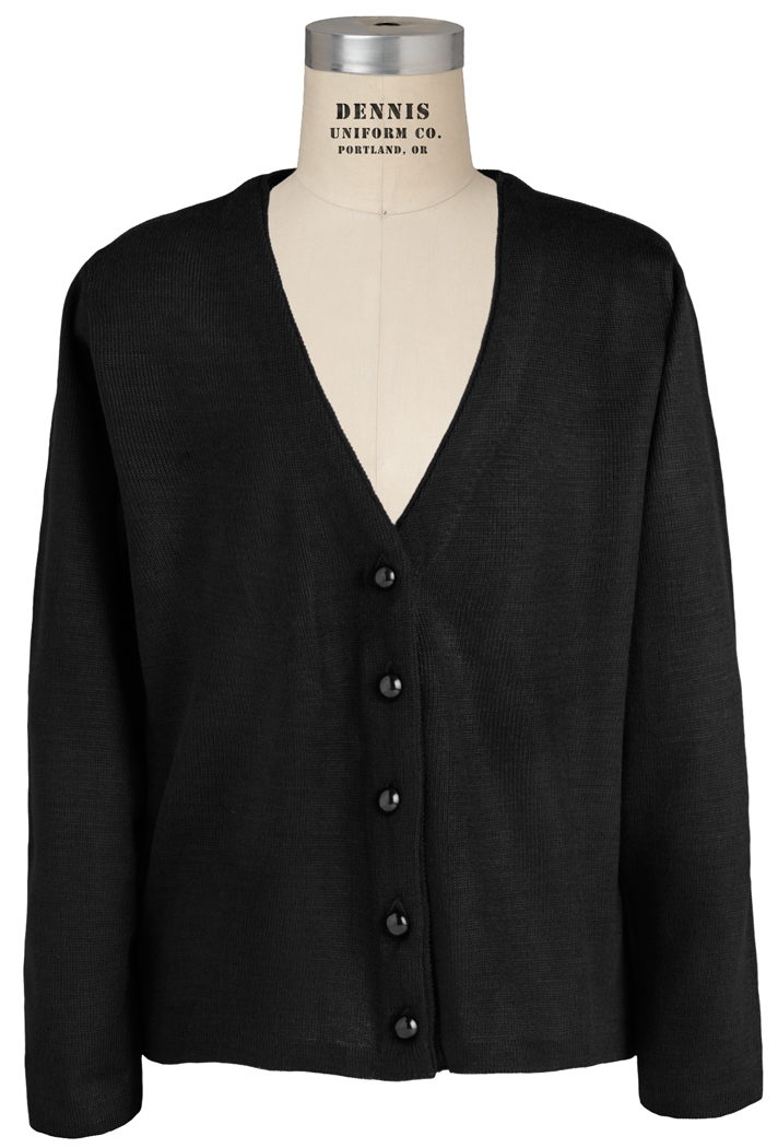 V-Neck Button Cardigan