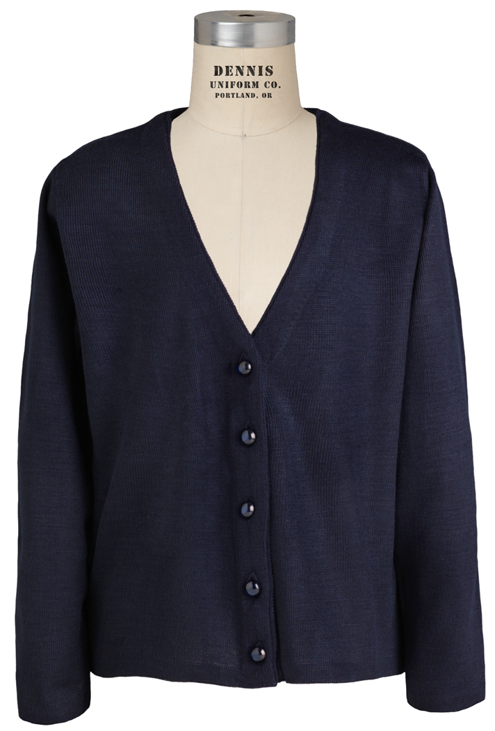 V-Neck Button Cardigan