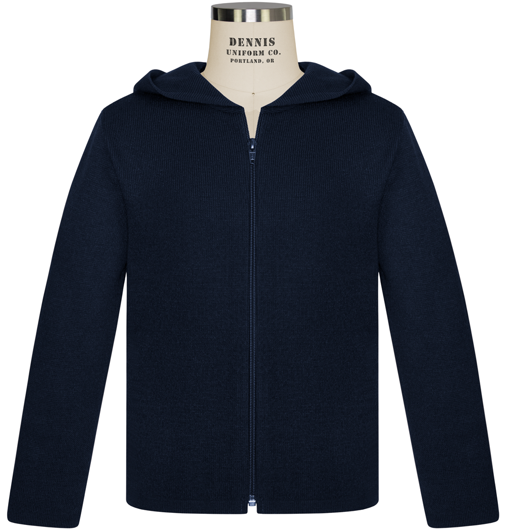 Full Zip Hooded Cardigan