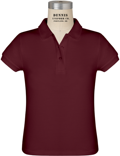 Feminine Fit Short Sleeve Piqué Polo