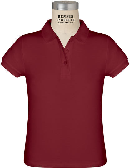 Feminine Fit Short Sleeve Piqué Polo