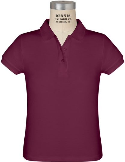 Feminine Fit Short Sleeve Piqué Polo