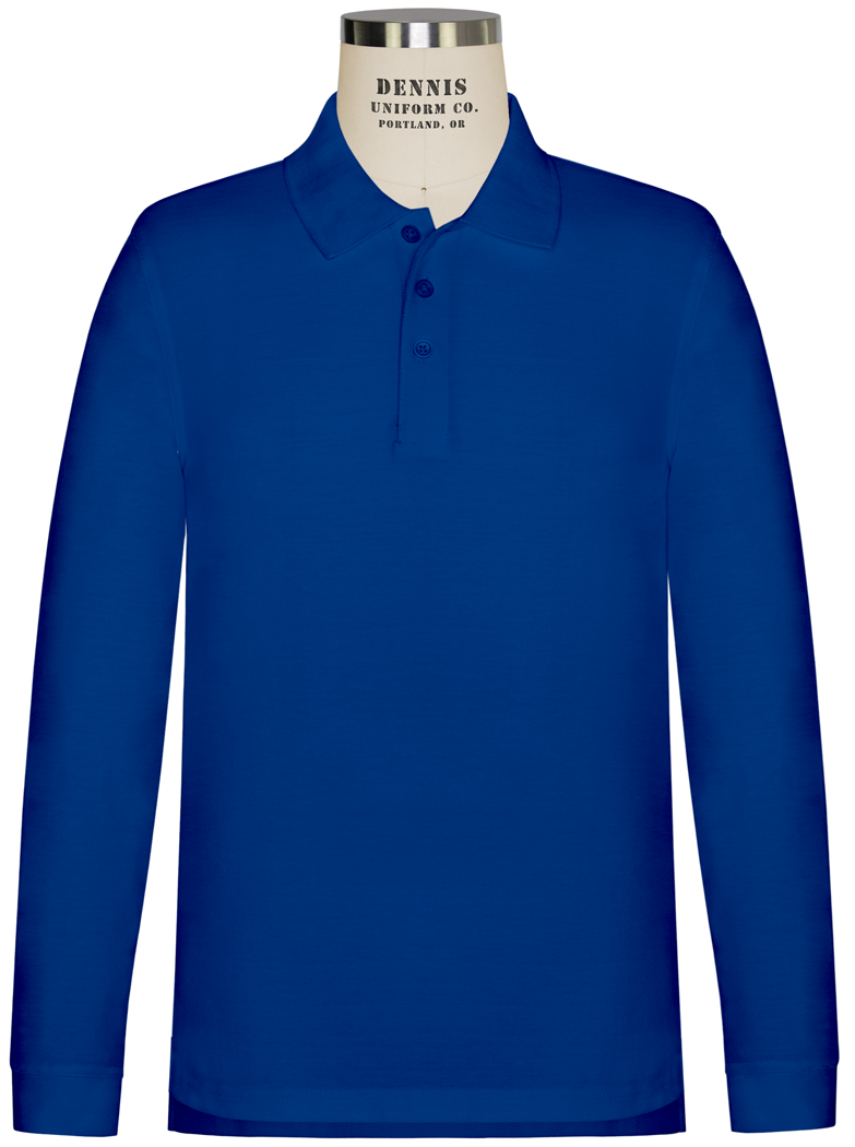 Long Sleeve Piqué Polo