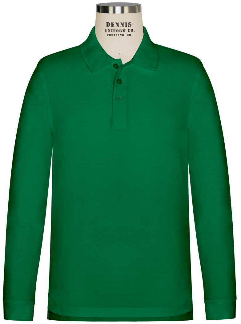 Long Sleeve Piqué Polo