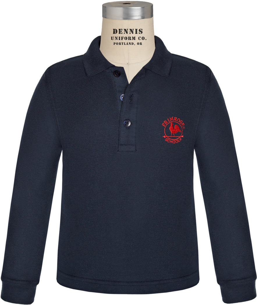 Long Sleeve Piqué Polo