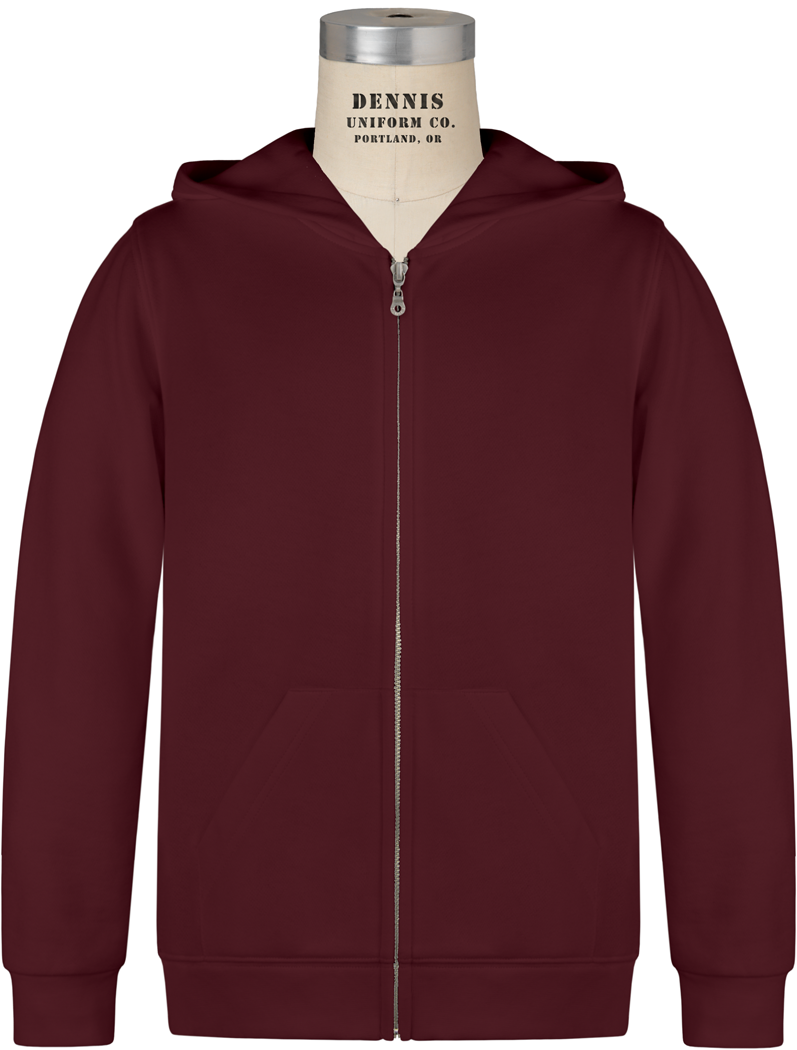 Full Zip Hooded Sweatshirt