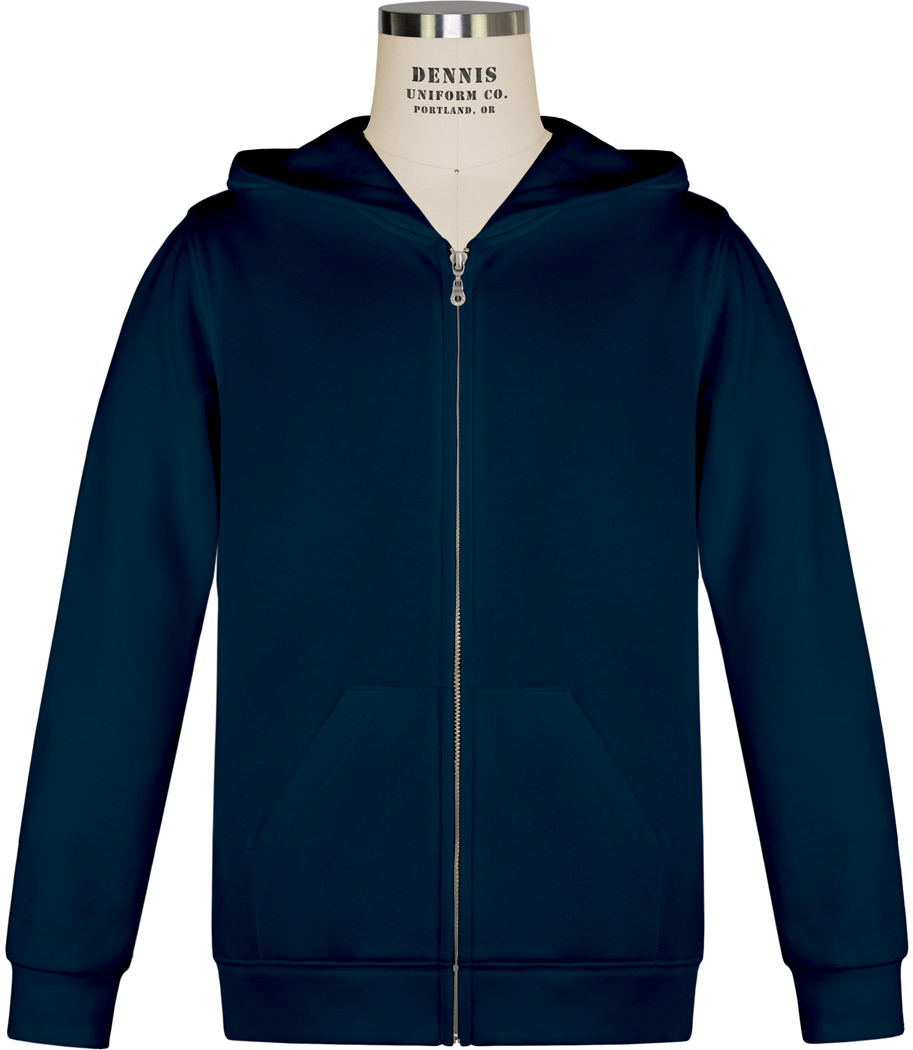 Full Zip Hooded Sweatshirt