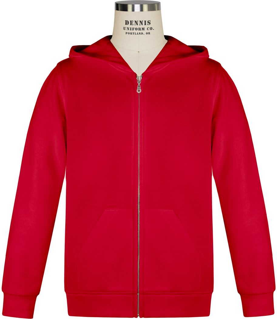 Full Zip Hooded Sweatshirt