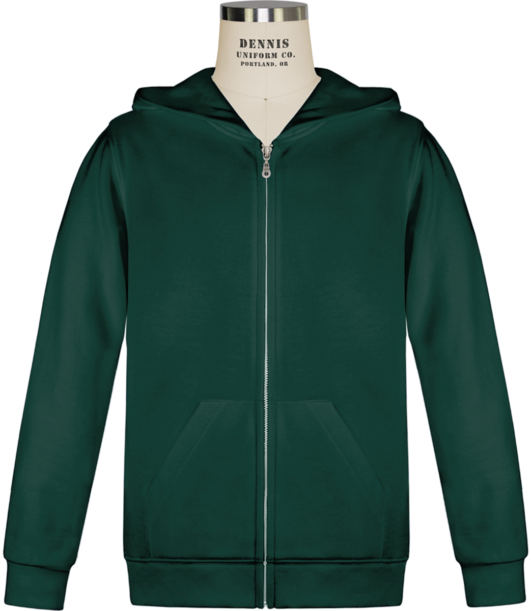 Full Zip Hooded Sweatshirt