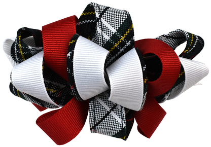 Ribbon Burst Barrette Hair Bow