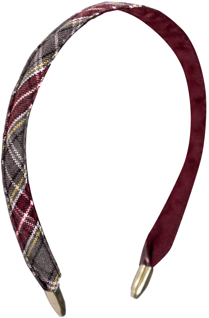 Covered Plaid Headband