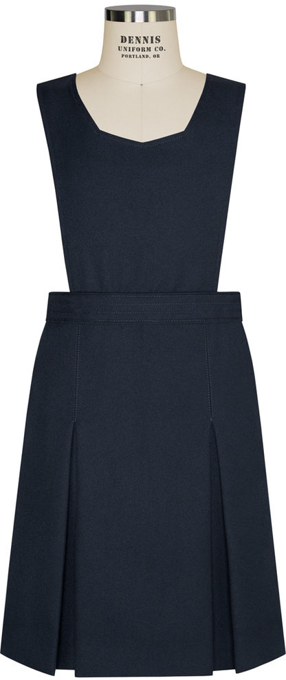 Bib Front Box Pleat Jumper